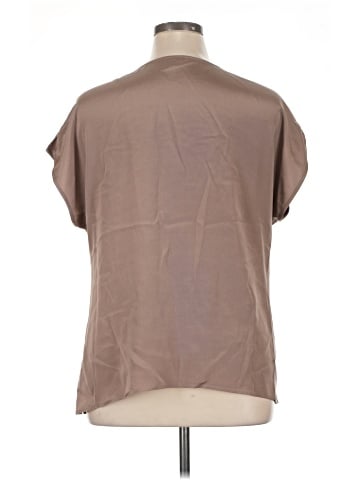St. John Short Sleeve Silk Top (view 2)