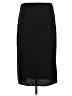 Nine West 100% Polyester Solid Black Formal Skirt Size M - photo 2