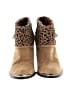 Donald J Pliner Animal Print Tan Ankle Boots Size 7 1/2 - photo 2