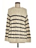 J.Jill Stripes Ivory Pullover Sweater Size M - photo 1