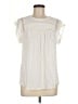 Daniel Rainn 100% Rayon Ivory Short Sleeve Blouse Size L - photo 1