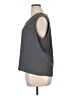 St. John Gray Sleeveless Top Size 16 - photo 5