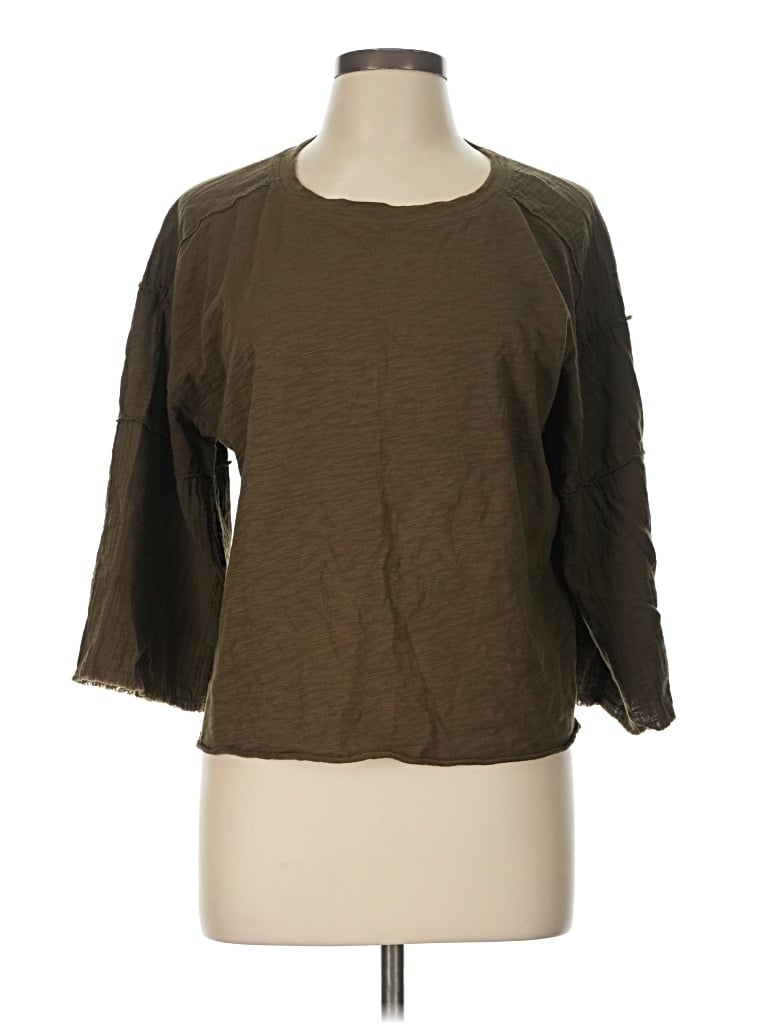 Click to view more detailed imagery on our partner's website Pre-owned Mod-o-doc 3/4 Sleeve T-shirt In Brown