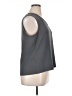 St. John Gray Sleeveless Top Size 16 - photo 4