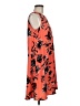 Halogen 100% Polyester Print Orange Casual Dress Size M - photo 4