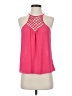 Lost April 100% Polyester Pink Sleeveless Blouse Size S - photo 1