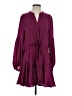 AaKaa 100% Polyester Burgundy Casual Dress Size S - photo 1