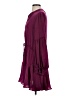 AaKaa 100% Polyester Burgundy Casual Dress Size S - photo 5