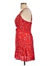 Express 100% Rayon Hearts Red Cocktail Dress Size L - photo 5