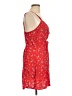 Express 100% Rayon Hearts Red Cocktail Dress Size L - photo 4
