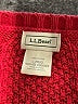 L.L.Bean Red Pullover Sweater Size L - photo 7