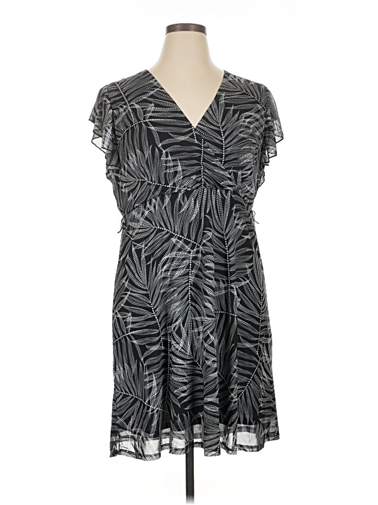 Pre-owned Sunny Leigh Casual Dress In Gray
