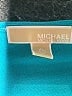 MICHAEL Michael Kors 100% Rayon Metallic Teal Short Sleeve Top Size XL - photo 7