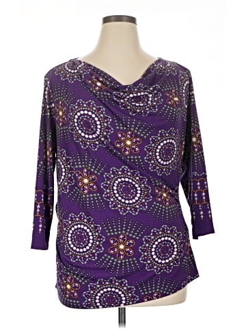 New York & Company 3/4 Sleeve Blouse (view 1)