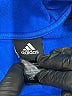 Adidas 100% Polyester Blue Zip Up Hoodie Size 14 - 16 - photo 3