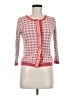 Boden 100% Cotton Checkered-gingham Pink Cardigan Size 8 - photo 1