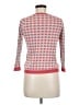 Boden 100% Cotton Checkered-gingham Pink Cardigan Size 8 - photo 2