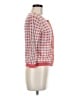 Boden 100% Cotton Checkered-gingham Pink Cardigan Size 8 - photo 4