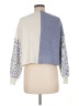 Mi ami 100% Acrylic Color Block Blue Pullover Sweater Size M - photo 2