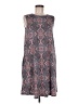 Apt. 9 Paisley Gray Casual Dress Size M - photo 1