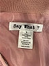 Say What? 100% Polyester Pink Jacket Size M - photo 7