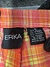 Erika Plaid Orange Casual Pants Size 10 - photo 7