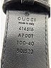 Gucci 100% Leather Black Leather Marmont Belt Size M - photo 2