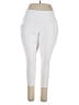 Women With Control Solid White Active Pants Size XL - photo 1