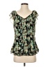 Essentials by Milano 100% Polyester Green Sleeveless Blouse Size S - photo 1