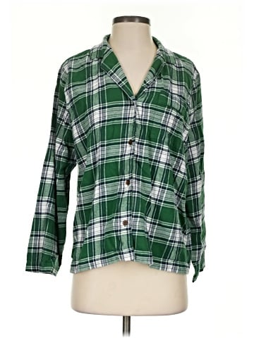 Eberjey 3/4 Sleeve Button-Down Shirt (view 1)