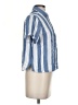 Old Navy 100% Cotton Stripes Blue Short Sleeve Button-Down Shirt Size S - photo 4