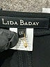 Lida Baday 100% Polyester Solid Black Formal Skirt Size L - photo 4