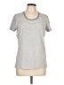 Monrow Stripes Gray Short Sleeve T-Shirt Size L - photo 1