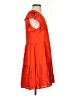 Sugarlips Solid Orange Casual Dress Size S - photo 4