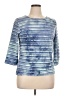 JM Collection Blue 3/4 Sleeve Top Size XL - photo 1
