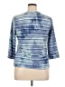 JM Collection Blue 3/4 Sleeve Top Size XL - photo 2