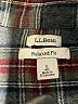 L.L.Bean 100% Cotton Plaid Gray Long Sleeve Button-Down Shirt Size S - photo 7