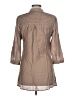 Mine Tan 3/4 Sleeve Button-Down Shirt Size L - photo 2