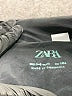 Zara 100% Ramie Solid Black Coat Size 3/4y - photo 3