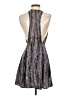 Ecote 100% Polyester Metallic Blue Cocktail Dress Size 4 - photo 2