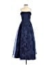 Roberta 100% Polyester Blue Cocktail Dress Size 00 - photo 1