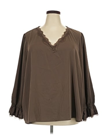 Cato 3/4 Sleeve Blouse (view 1)