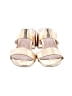 Qupid Metallic Ivory Sandals Size 7 - photo 2