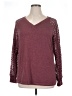 Automet Burgundy Long Sleeve Top Size XL - photo 1