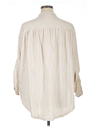 Aerie 3/4 Sleeve Button-Down Shirt (view 2)