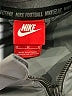Nike 100% Polyester Solid Gray Windbreaker Size M - photo 6