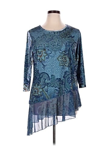 One World 3/4 Sleeve Blouse (view 1)