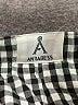 Anrabess 100% Rayon Checkered-gingham Black Shorts Size XL - photo 4