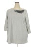 Lands' End 100% Baumwolle Gray 3/4 Sleeve Top Size 22W - photo 1