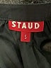 STAUD Black 3/4 Sleeve Button-Down Shirt Size S - photo 7